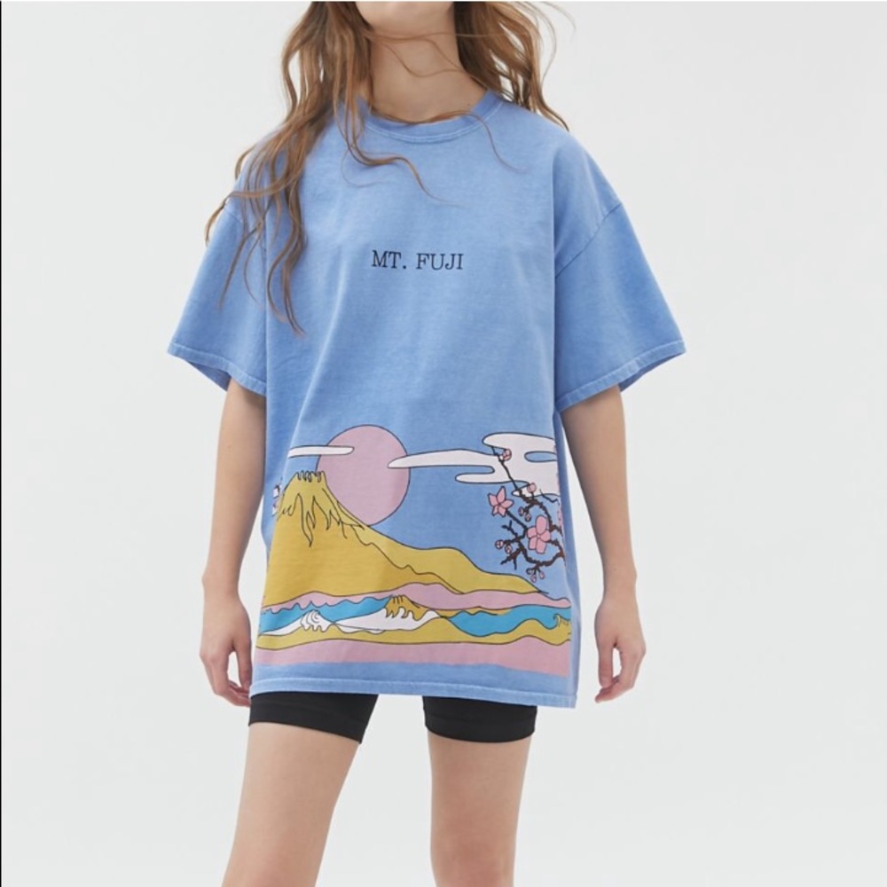 Japan over dyed T-shirt dress